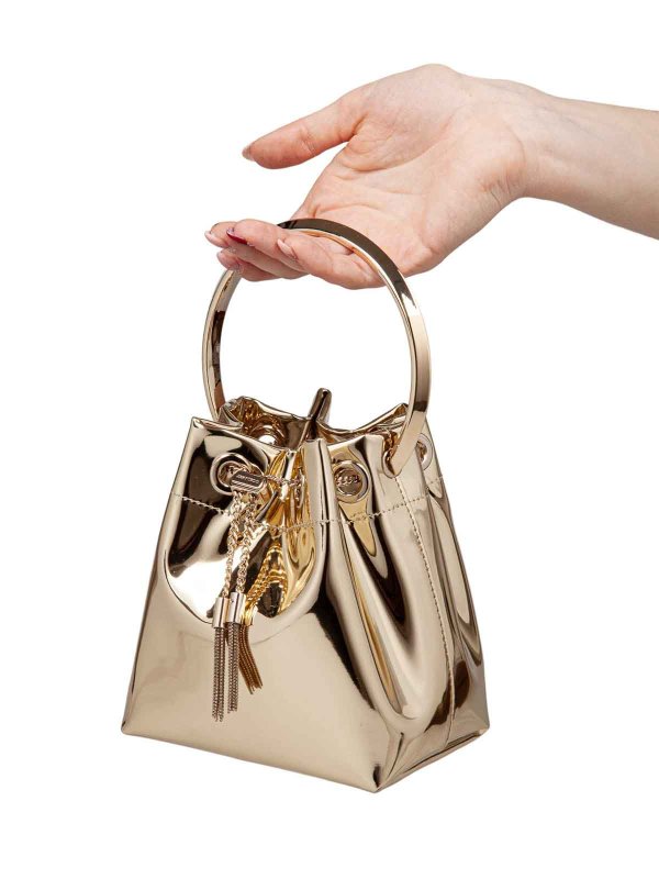 JIMMY CHOO: Secchielli online - Secchiello Bon Bon In Pelle Metallizzata