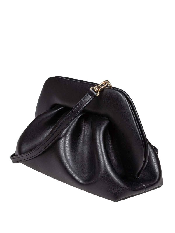 The Best Shops THEMOIRè: clutches - Black Vegan Fabric Clutch Bag