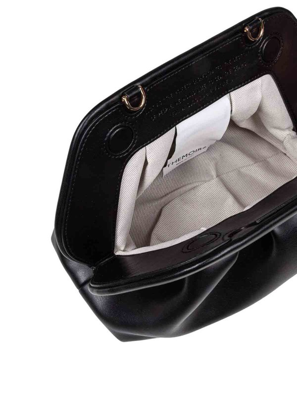 Black Vegan Fabric Clutch Bag shop online: THEMOIRè