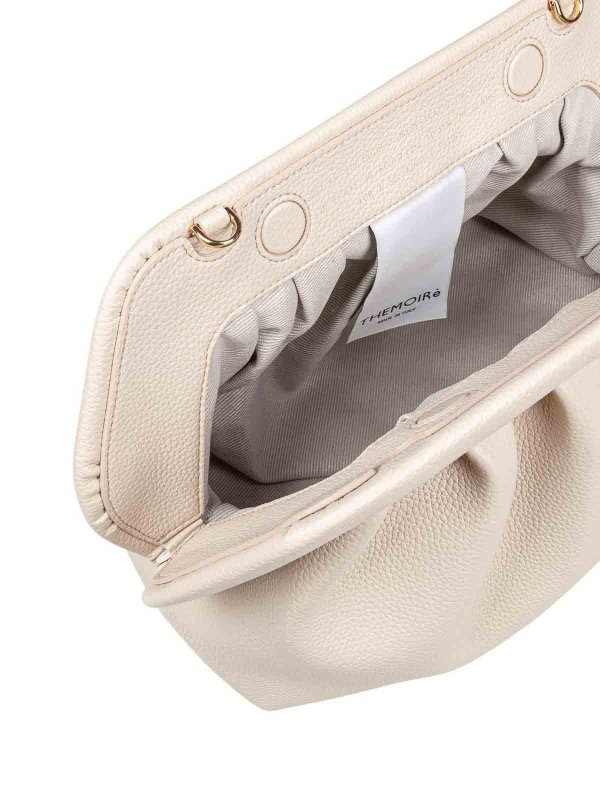 Pochette In Tessuto Vegano Colore Shell shop online: THEMOIRè