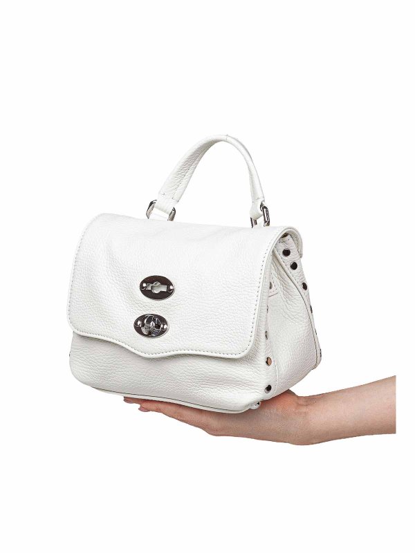 ZANELLATO: Handtaschen online - Shopper - Weiß