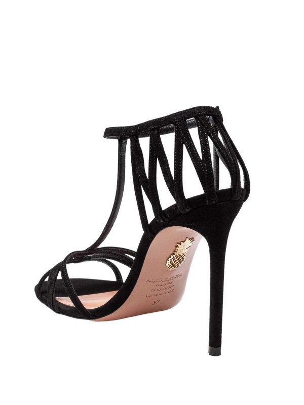 サンダル - 黒 shop online: Aquazzura
