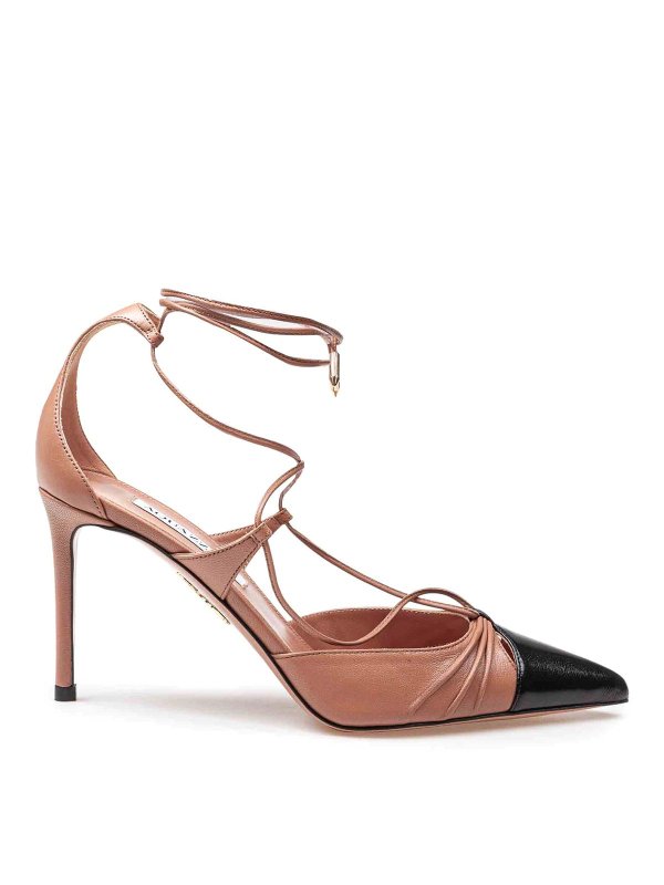 Aquazzura: Escarpins - Chaussures À Talon - Couleur Chair