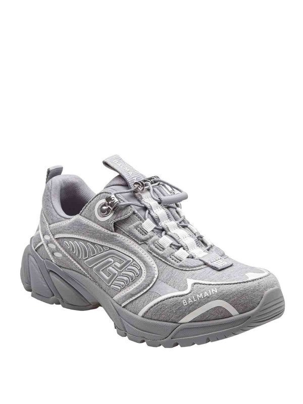 Balmain: Chaussures de sport online - Baskets - Gris