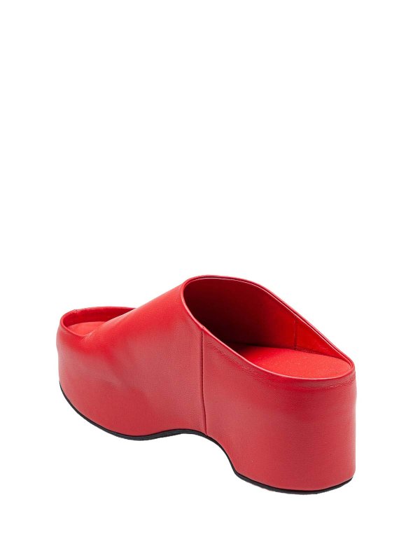 ミュール - 赤 shop online: Marni