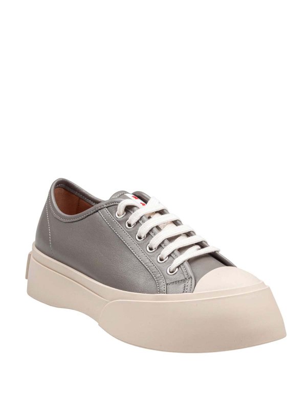 Marni: trainers online - Pablo Sneakers In Gray Nappa Leather