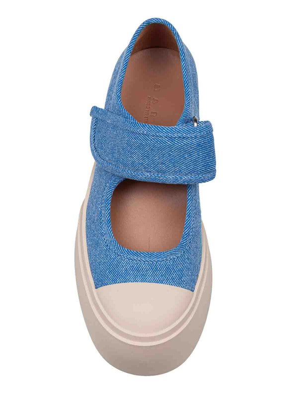 The Best Shops Marni: trainers - Mary Jane Pablo Sneakers In Blue Denim