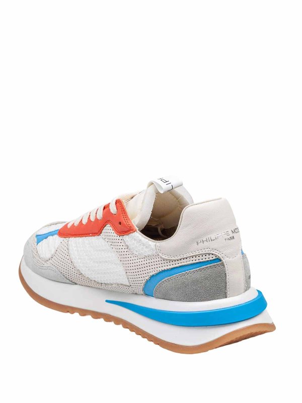 The Best Shops PHILIPPE MODEL: sneakers - Sneakers Olympique In Pelle E Tessuto
