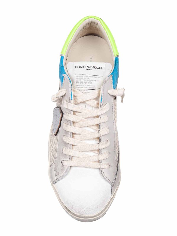 PHILIPPE MODEL: trainers online - Prsx Sneakers In Fabric And Leather