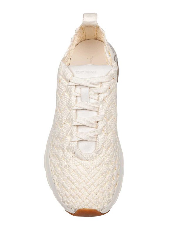 The Best Shops TORY BURCH: trainers - Trainer Sneakers in woven fabric