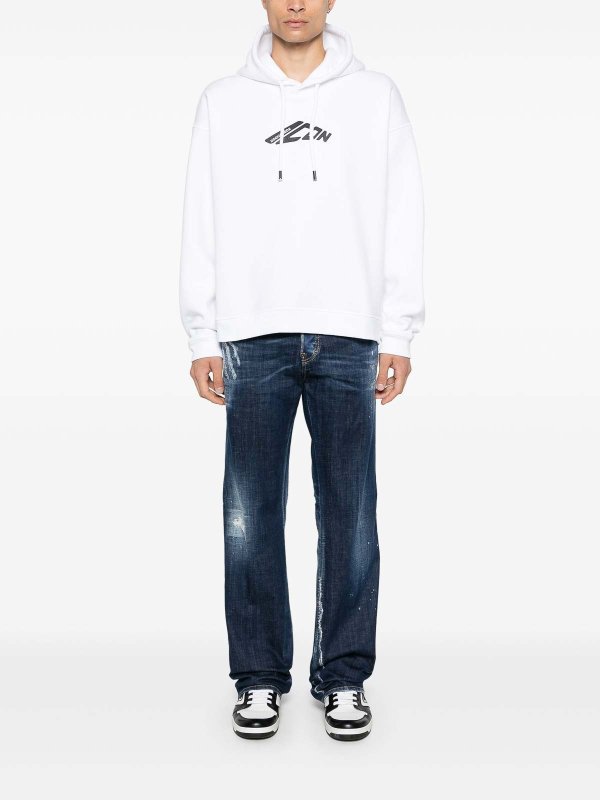 DSQUARED2: Sweatshirts und Pullover online - Sweatshirt - Weiß