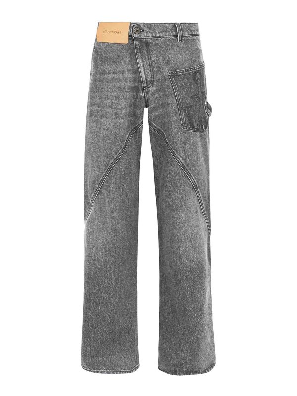 J.W. ANDERSON: Jeans boot-cut - Jeans Boot-Cut - Gris