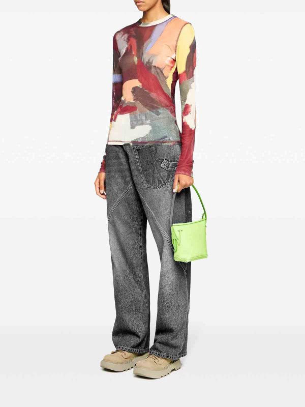 J.W. ANDERSON: Jeans boot-cut online - Jeans Boot-Cut - Gris