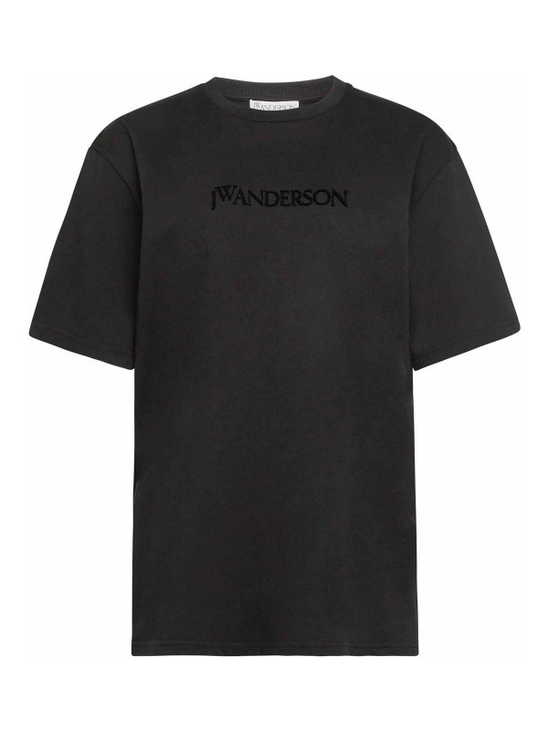 J.W. ANDERSON: Tシャツ - Tシャツ - 黒