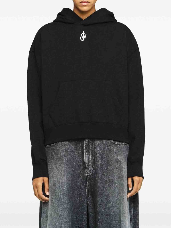 The Best Shops J.W. ANDERSON: Sweatshirts & Sweaters - Anchor-Embroidered Hoodie