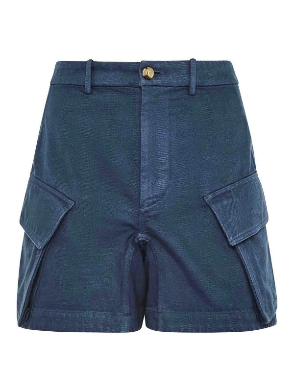 J.W. ANDERSON: Trousers Shorts - Cargo Twill Shorts
