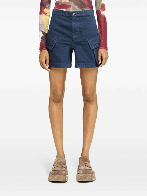 The Best Shops J.W. ANDERSON: Trousers Shorts - Cargo Twill Shorts