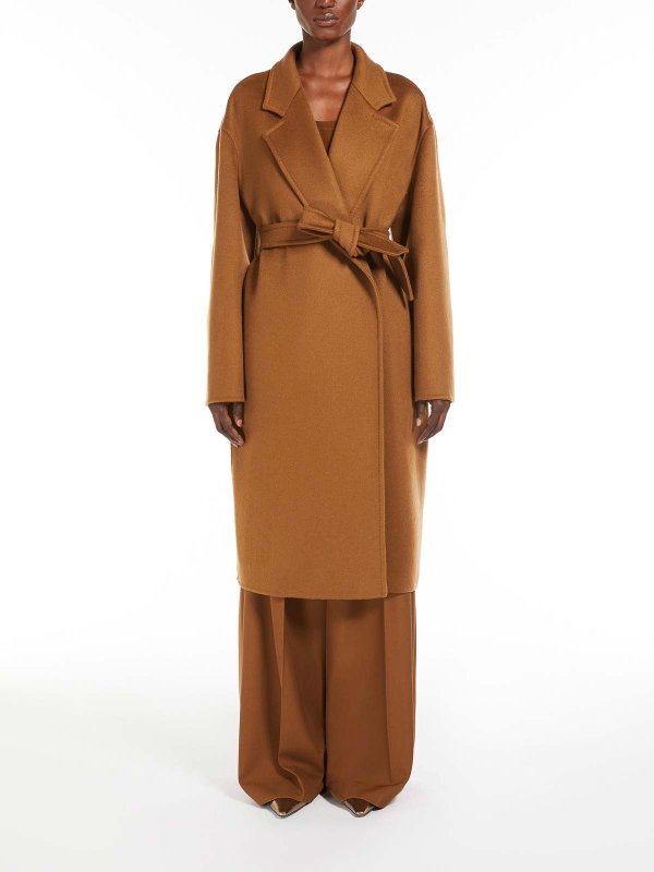 The Best Shops Max Mara: short coats - Melinda Cashmere Midi Coat With Belt