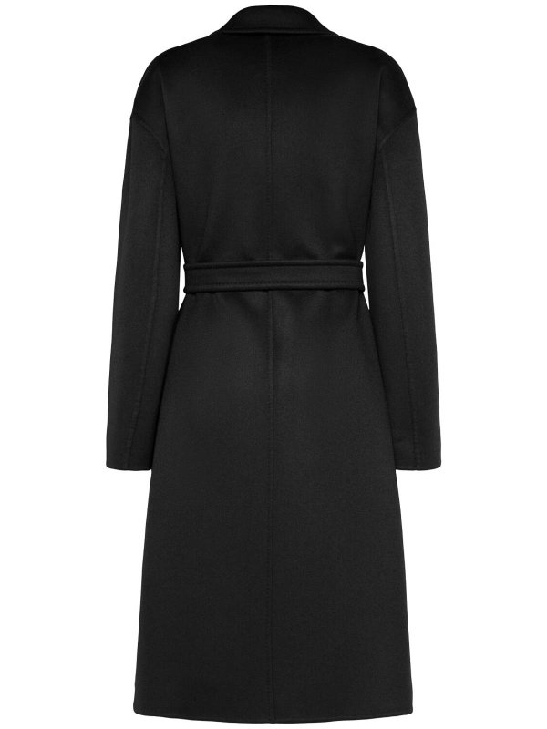 Max Mara: short coats online - Melinda Cashmere Midi Coat With Belt