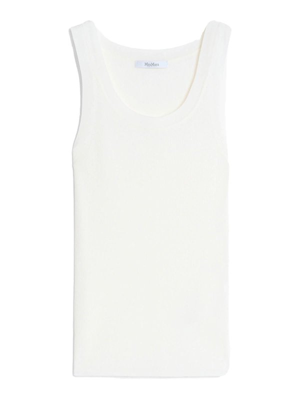 Max Mara: Tops & Tank tops - Eliadi Ribbed Wool Top