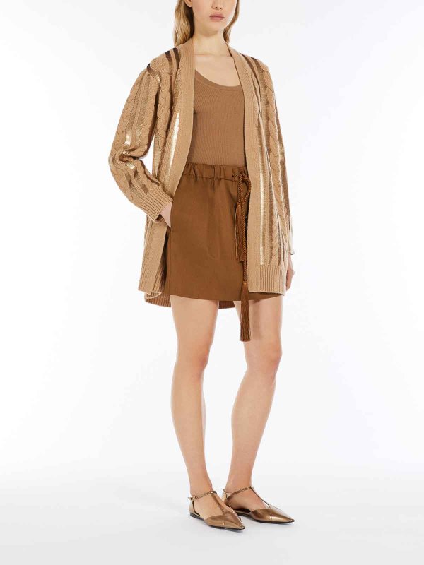 Max Mara: Tops & Tank tops online - Eliadi Ribbed Wool Top