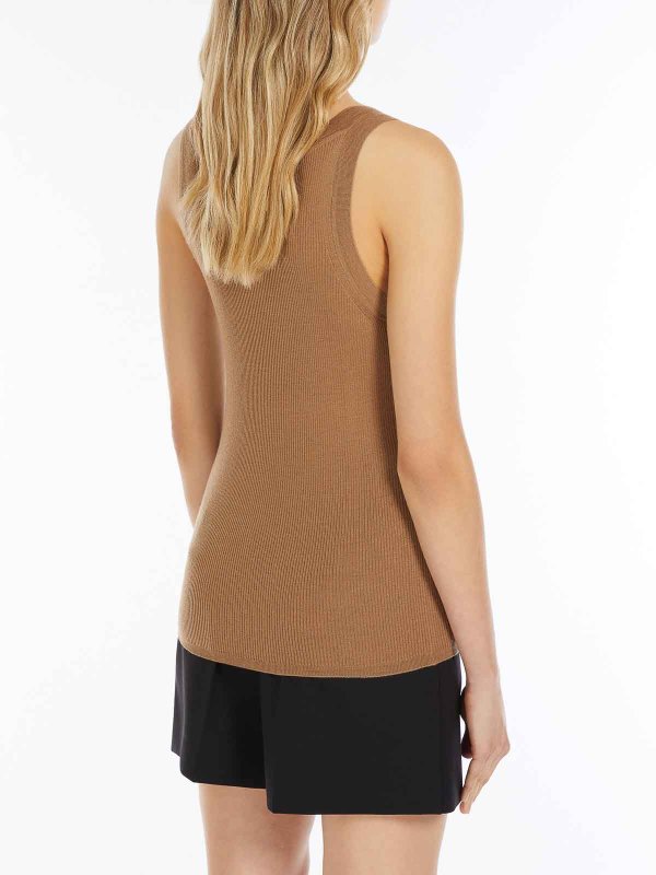 Eliadi Ribbed Wool Top shop online: Max Mara
