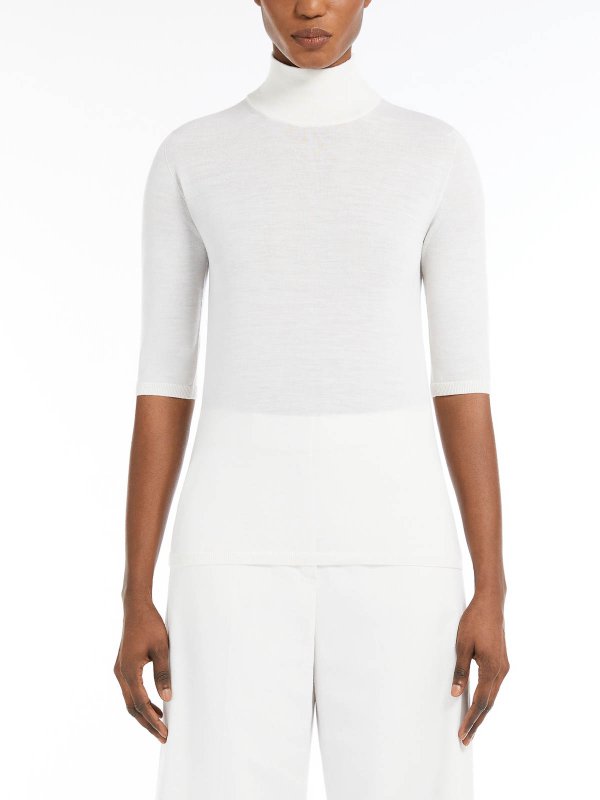 The Best Shops Max Mara: Turtlenecks & Polo necks - Cecina Wool Knit Turtleneck Jumper