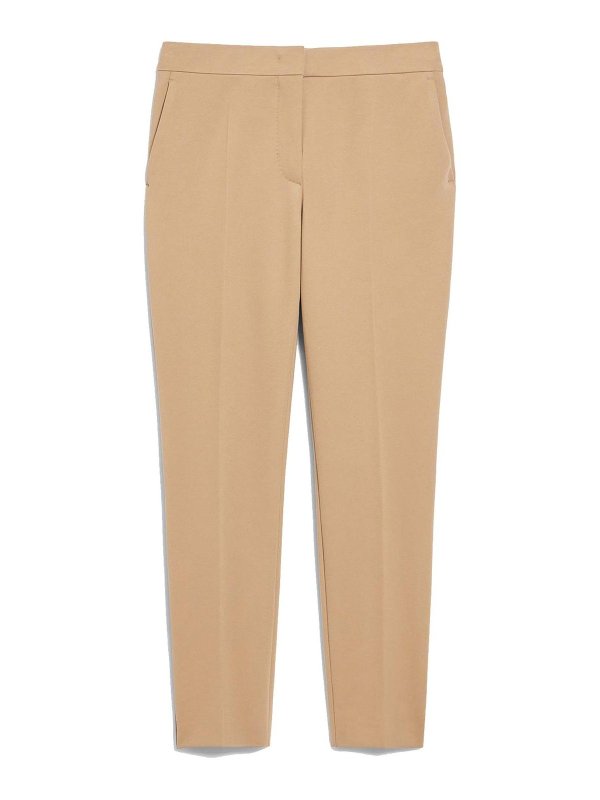 Max Mara: Pantalones casual - Pantalón Casual - Camel