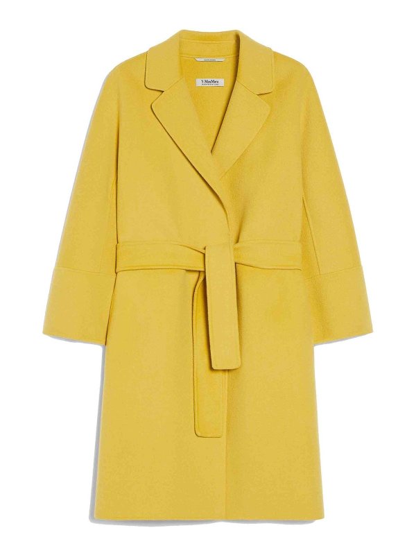 Max Mara: short coats - Arona Short Double-Faced Wool Coat