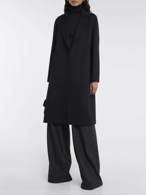 Max Mara: short coats online - Pauline Wool Coat