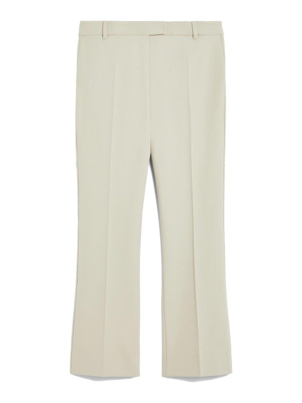 Max Mara: Pantalones casual - Pantalón Casual - Beis
