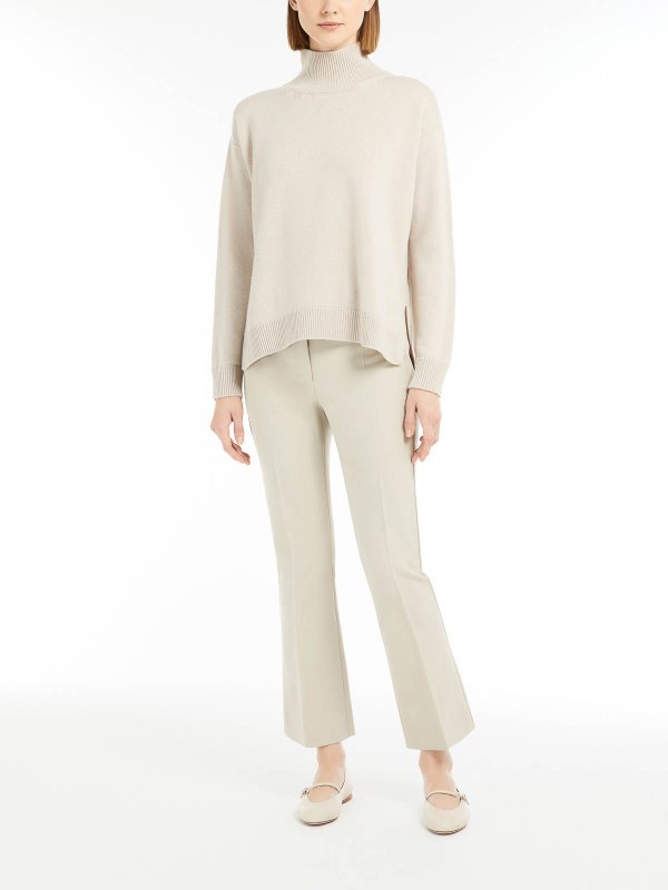 Max Mara: Pantalones casual online - Pantalón Casual - Beis