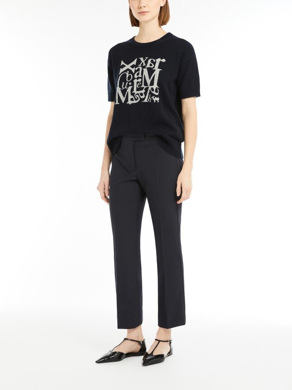 Max Mara: casual trousers online - Cotton And Viscose Trousers