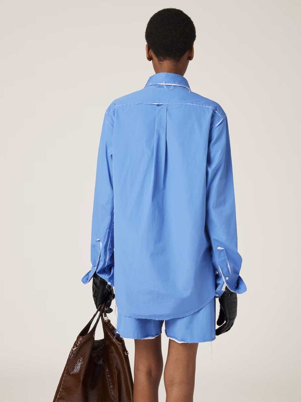 Poplin Shirt shop online: MIU MIU