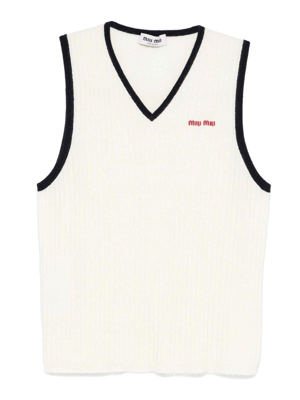 MIU MIU: waistcoats & gilets - Cashmere Gilet