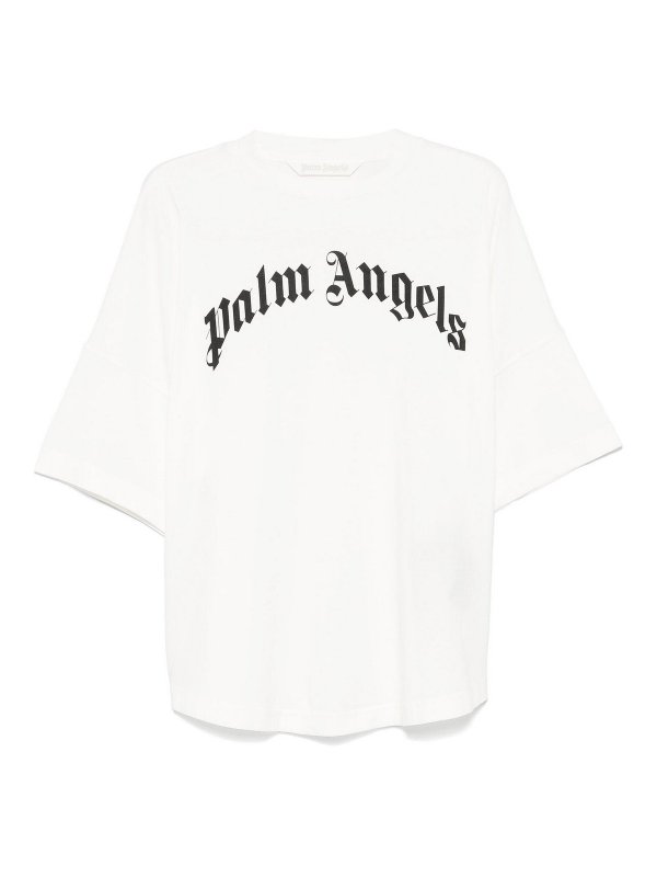 Palm Angels: Camisetas - Camiseta - Negro