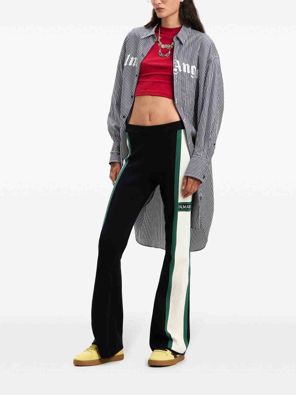 Palm Angels: maxi dresses online - Striped Midi Dress