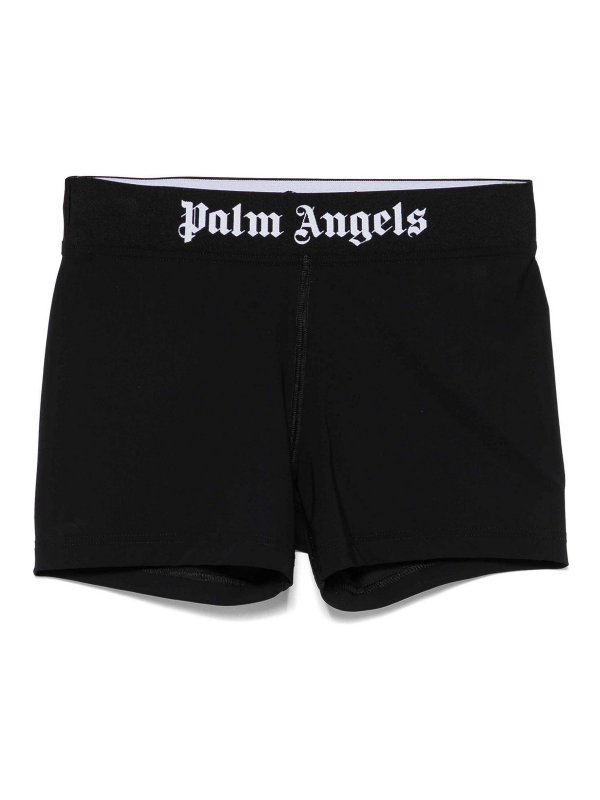 Palm Angels: トラウザーショーツ - ショートパンツ - 黒