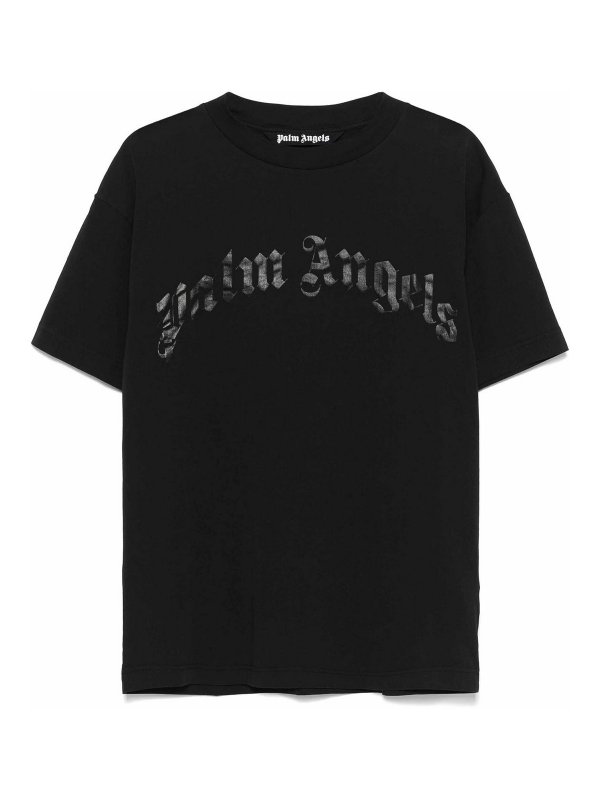 Palm Angels: Camisetas - Camiseta - Negro