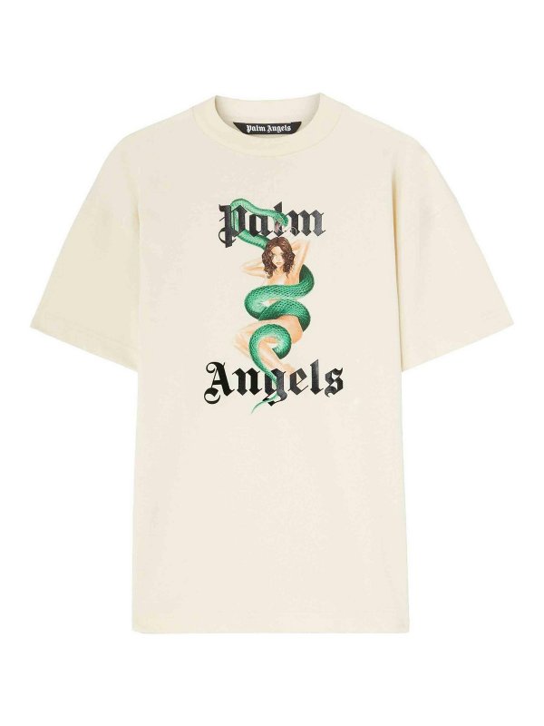 Palm Angels: t-shirts - Ivy Pin Up T-Shirt