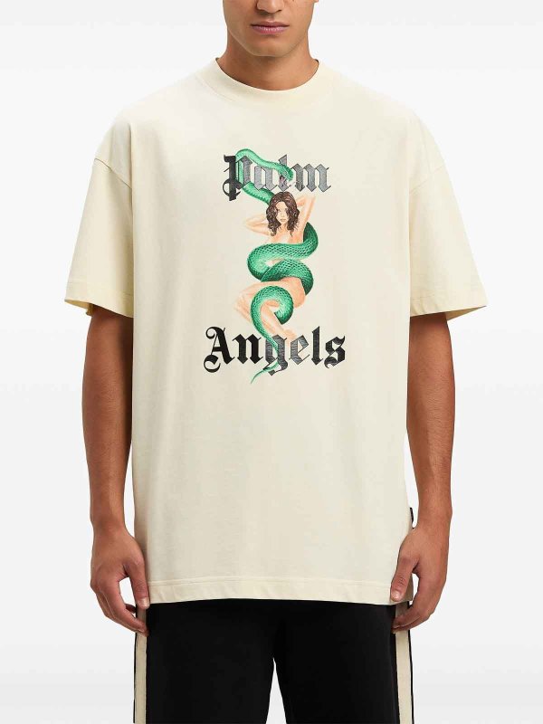 The Best Shops Palm Angels: t-shirts - Ivy Pin Up T-Shirt