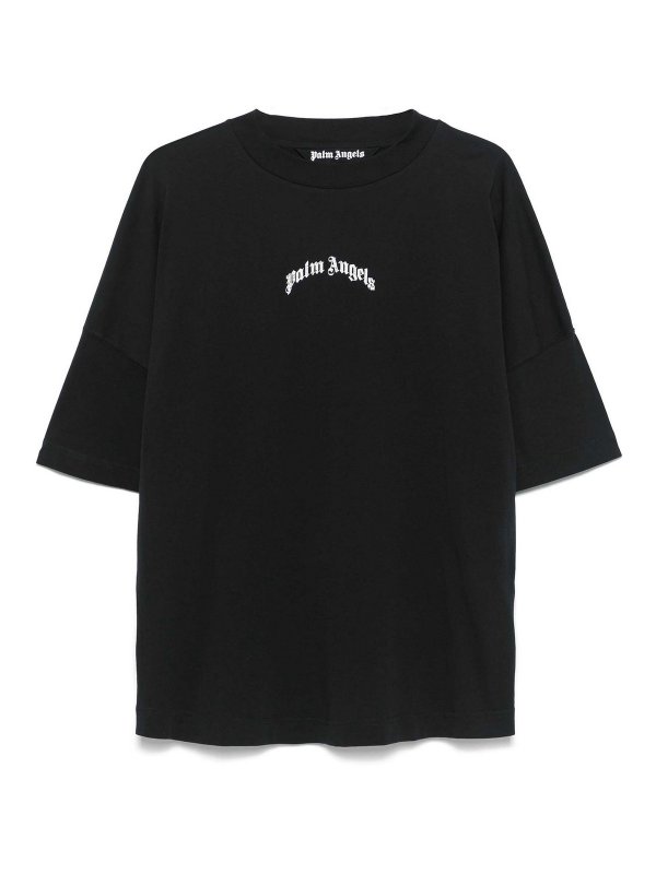 Palm Angels: Camisetas - Camiseta - Negro