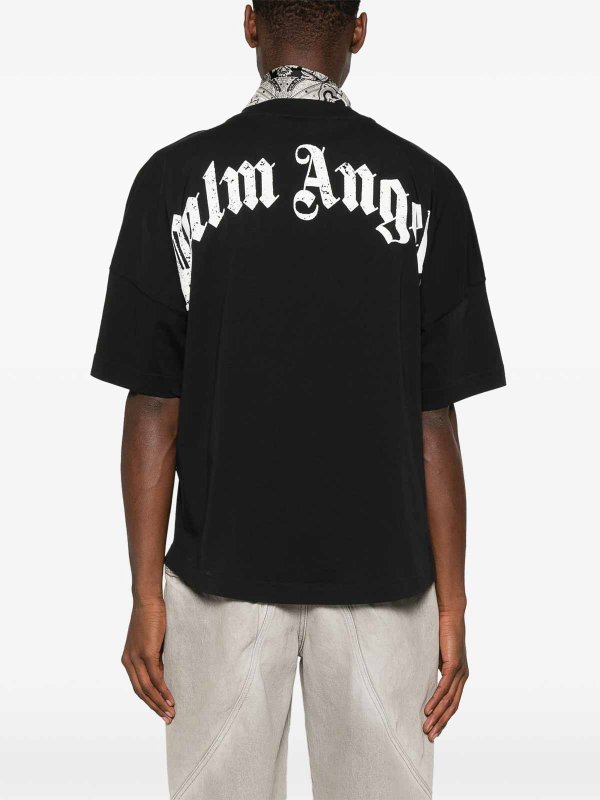 The Best Shops Palm Angels: Camisetas - Camiseta - Negro