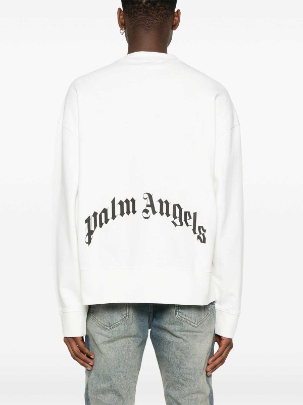 【Palm Angels】スウェットシャツ/セーター - 黒 Palm Angels スウェットシャツ/セーター - 黒
