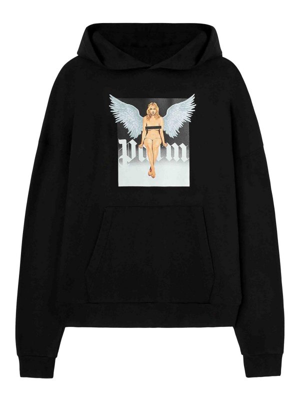 Palm Angels: スウェット＆セーター - スウェットシャツ/セーター - 黒