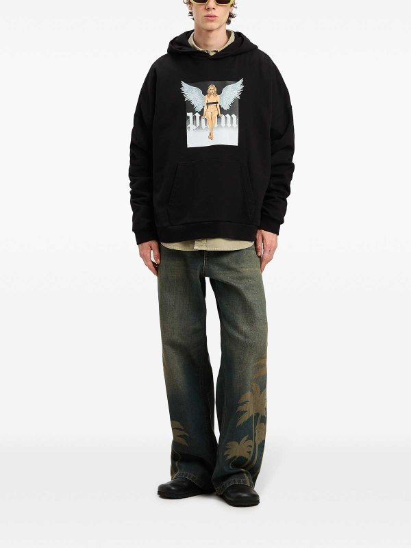 Palm Angels: スウェット＆セーター online - スウェットシャツ/セーター - 黒