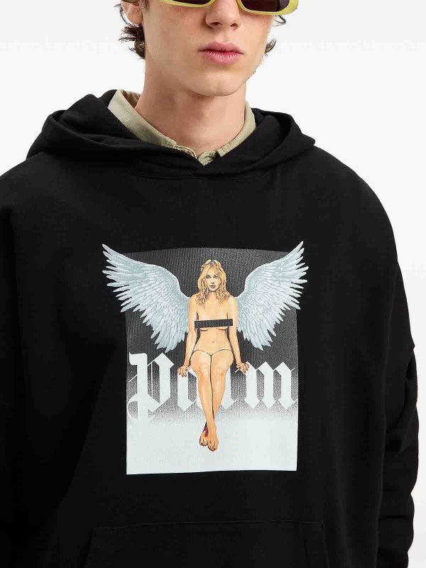 The Best Shops Palm Angels: スウェットシャツ/セーター - 黒