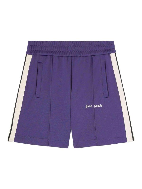 Palm Angels: Shorts - Short - Bleu
