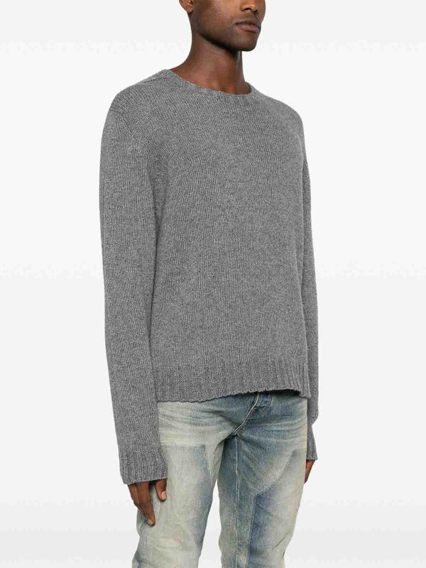 The Best Shops Palm Angels: crew necks - Curved-Logo Sweater