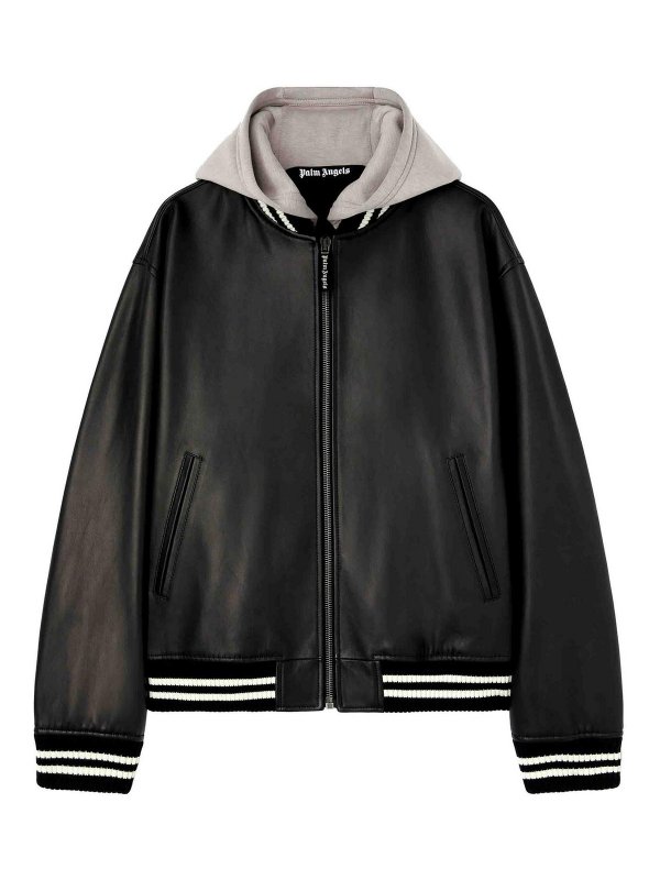 Palm Angels: ボンバージャケット - ボンバージャケット - 黒